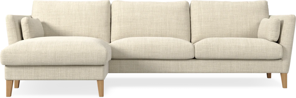 Winston - 3-sits soffa med schäslong, vändbar - Beige