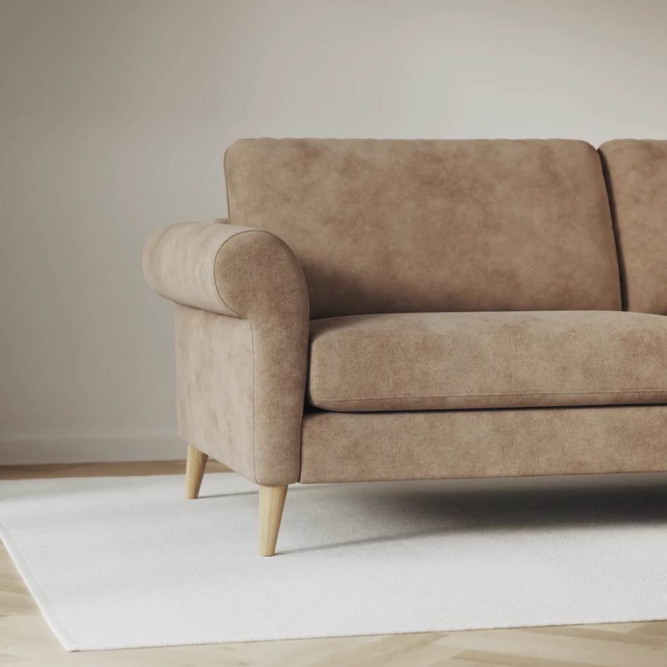 Bridge - 3-sits soffa med divan vänster och schäslong höger - Beige