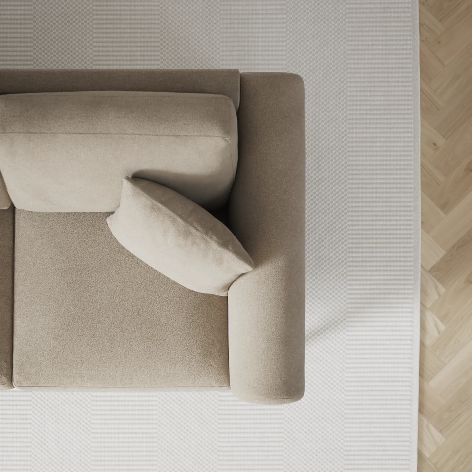 Eden - Hörnsoffa, 2+2-sits - Beige