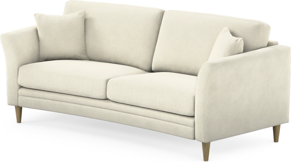 Eden - 2,5-sits soffa svängd - Vit