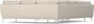 Madison Lux - Hörnsoffa med schäslong vänster - Beige