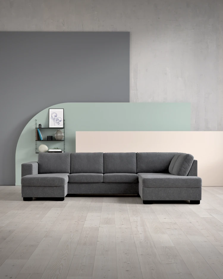 Nevada - 3-sits soffa med schäslong vänster och divan höger - inspiration