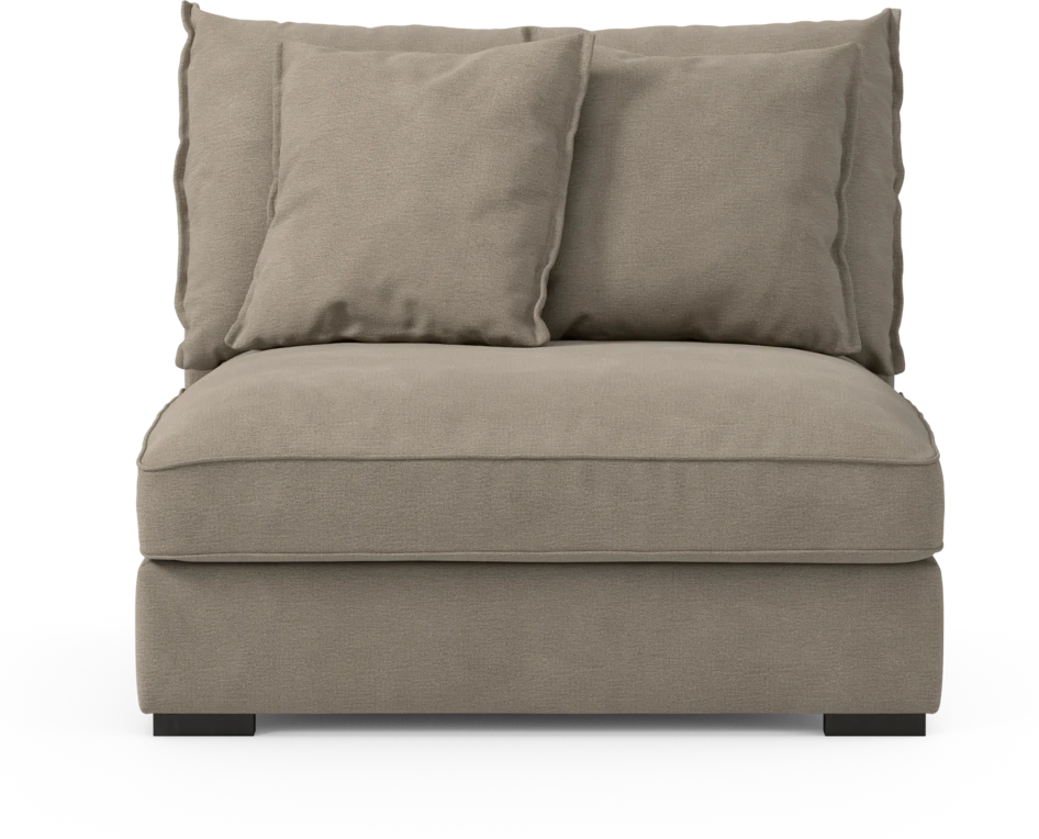 Rossi - 1,5-sits utan armstöd - Beige