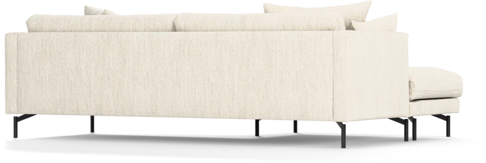 Harper - 4-sits med schäslong XL vänster - Vit