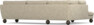 Madison - 3-sits soffa med divan vänster - Beige