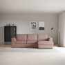 Friday - 3-sits soffa med schäslong höger - Rosa