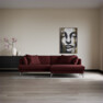 Harper - 4-sits med schäslong XL höger - Rosa