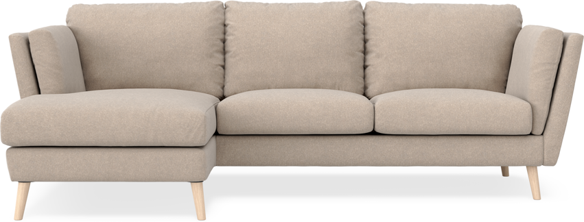 Madison Lux - 2-sits soffa med schäslong vänster - Beige