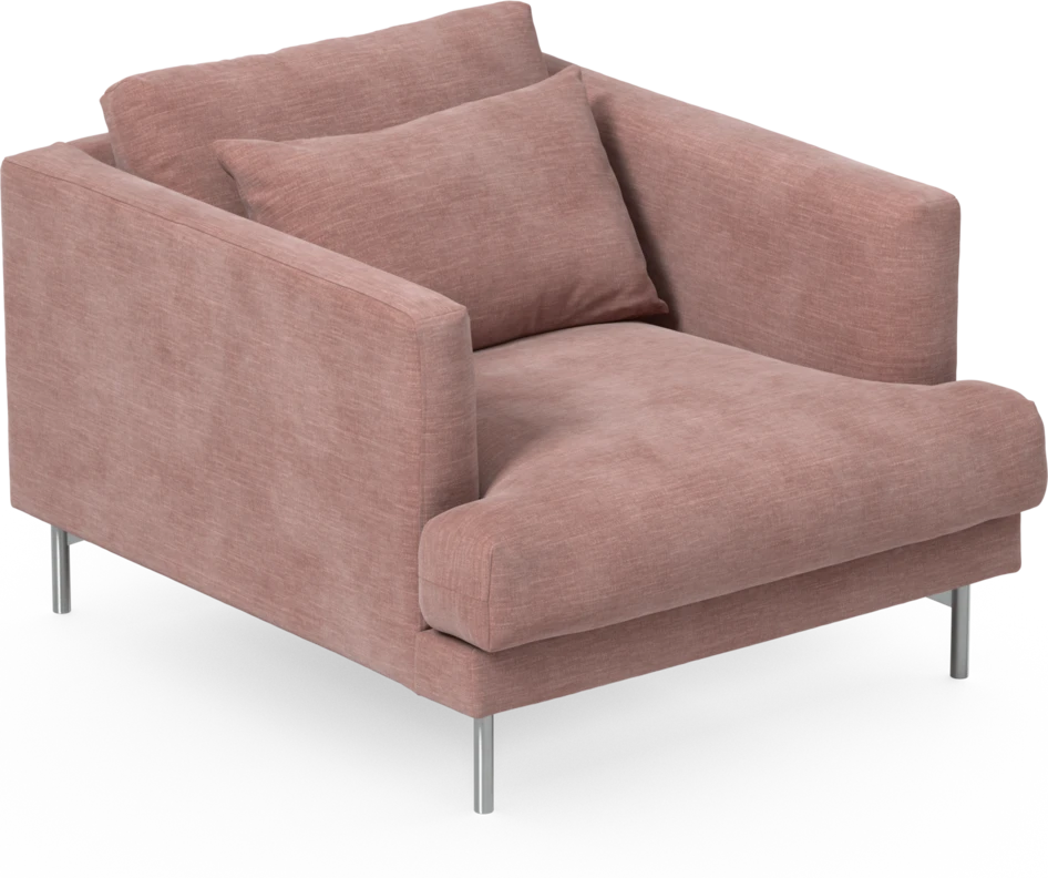 Harper - Fåtölj, 75 cm - Rosa