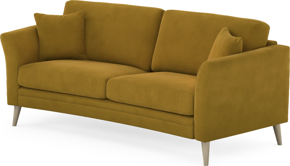 Eden - 2,5-sits soffa svängd - Gul