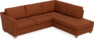 Friday - 2,5-sits soffa med divan höger - Orange