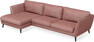 Madison - 3-sits soffa med schäslong vänster - Röd