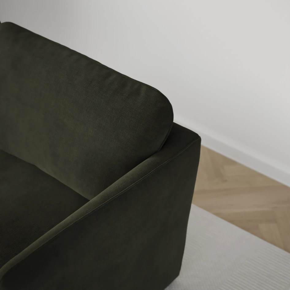 Öland - Bäddsoffa med divan vänster och schäslong höger - Beige