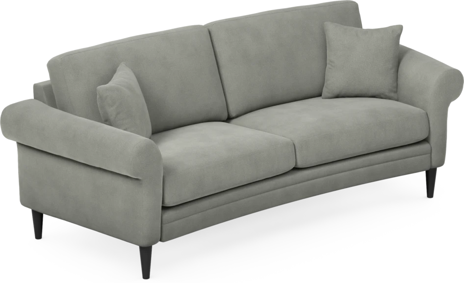 Eden - 2,5-sits soffa svängd - Grå