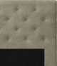 Delux Pikerad Låg - Sänggavel, 90-210 cm - Beige