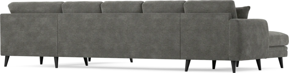 Eden - 3-sits soffa med schäslong vänster och divan höger - Grå
