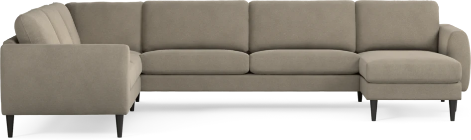Bridge - Hörnsoffa, 2+3-sits med schäslong höger - Beige