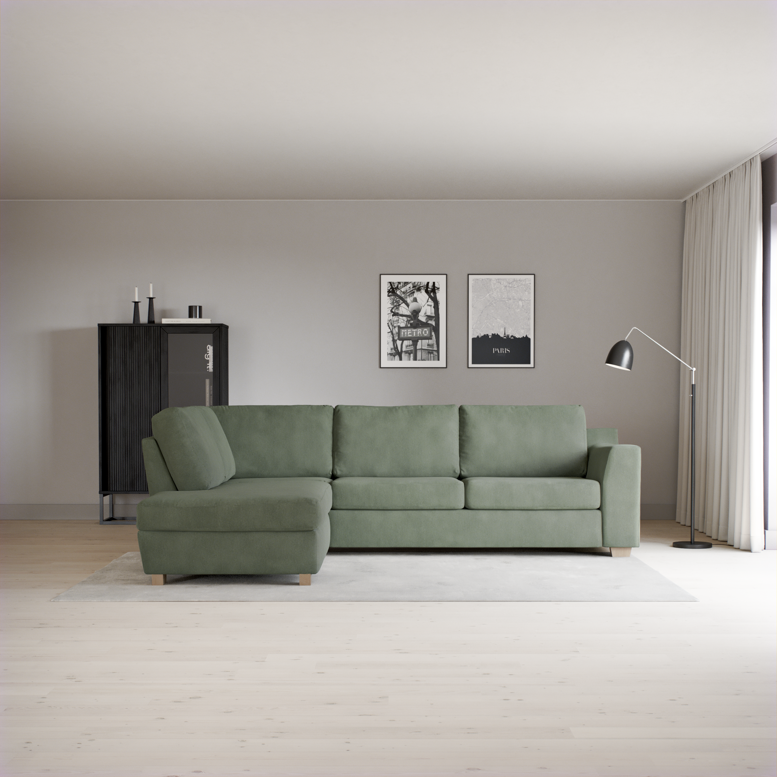 Friday - 2,5-sits soffa med divan vänster - inspiration
