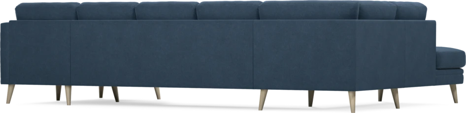 Eden - 3-sits soffa med divan vänster och schäslong höger - Blå