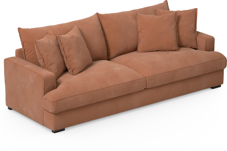 Mila - 4-sits soffa - Orange