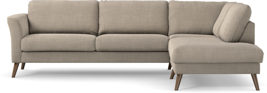 Bridge - 3-sits soffa med divan höger - Beige