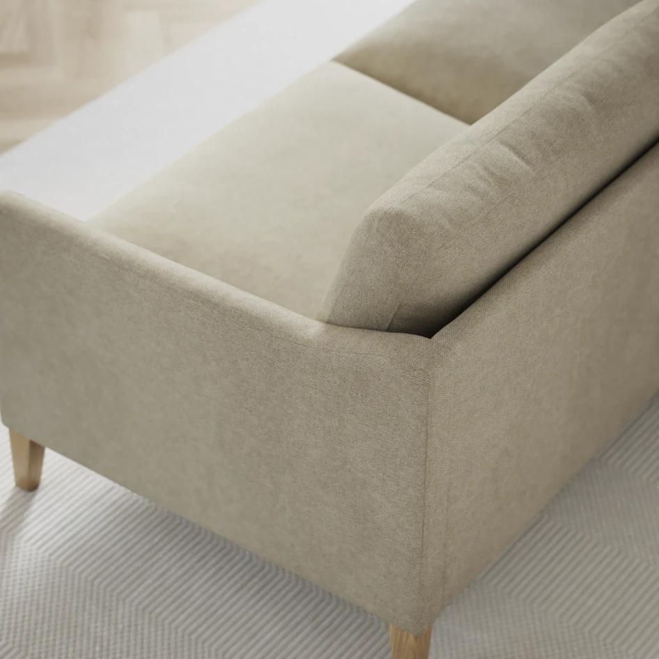 Winston - 3-sits soffa med schäslong, vändbar - Beige
