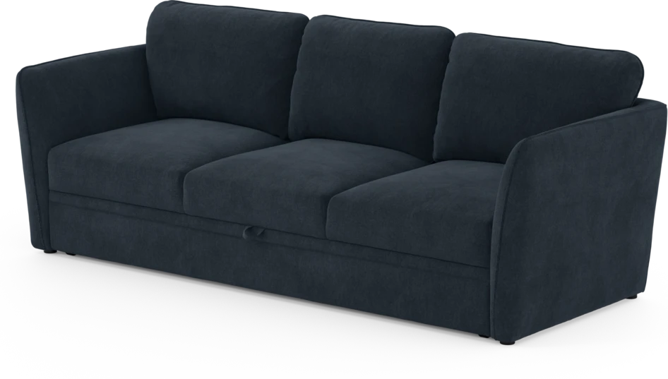 Öland - Bäddsoffa 3-sits, längsbäddad - Blå