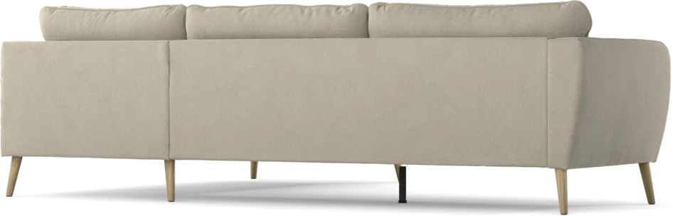 County - 2,5-sits soffa med divan höger - Grå