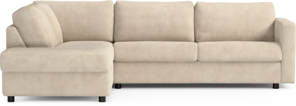 Lindö - Bäddsoffa 2,5-sits med divan - Beige