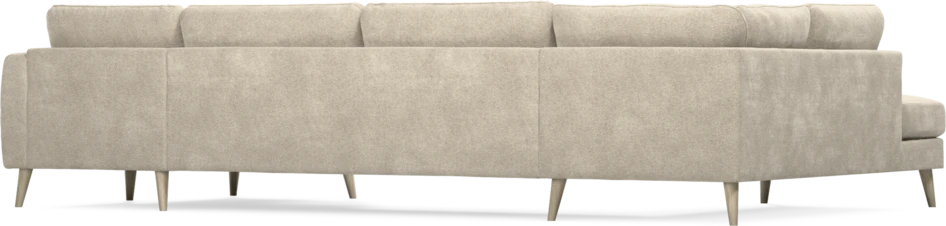 Bridge - 3-sits soffa med divan vänster och schäslong höger - Beige