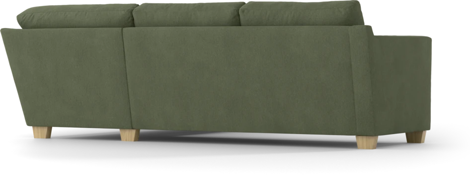 Friday - 2,5-sits soffa med divan höger - Grön