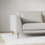 Willow - 3-sits soffa med divan höger, fast klädsel - Vit