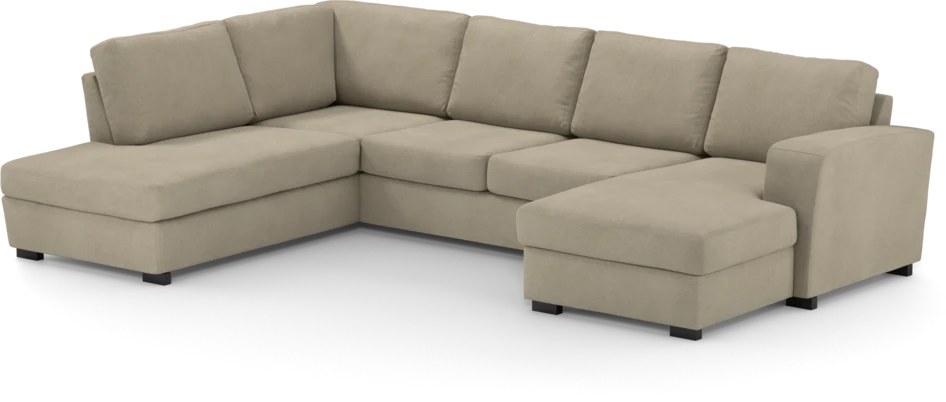 Friday - 3-sits soffa med divan vänster och schäslong höger - Beige