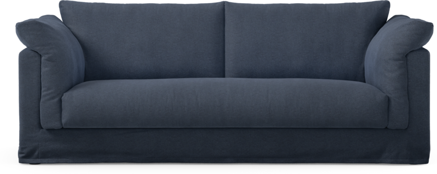 Cherrie Klädsel - Klädsel till 2,5-sits soffa, hel dyna - Blå