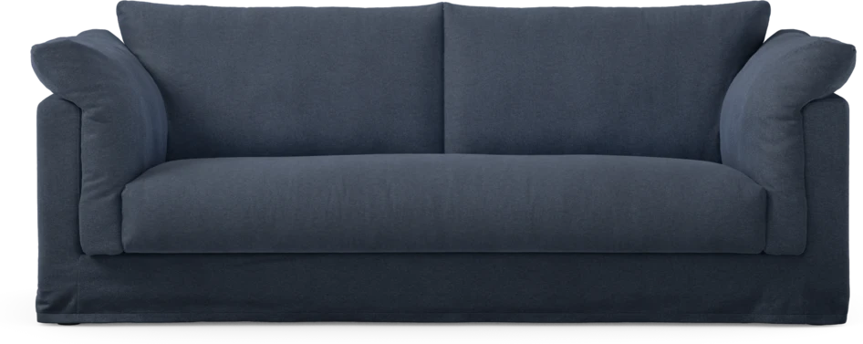 Cherrie Klädsel - Klädsel till 2,5-sits soffa, hel dyna - Blå
