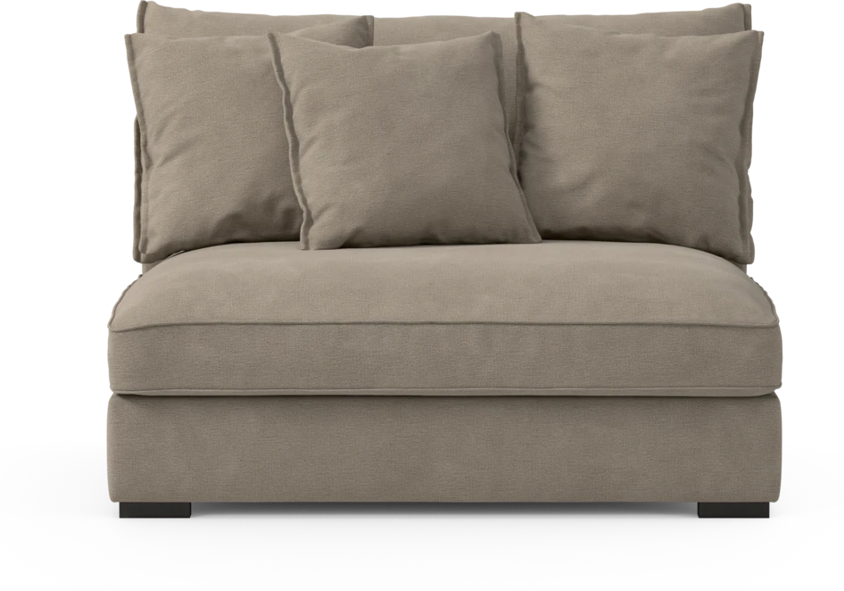 Rossi - 2-sits utan armstöd - Beige