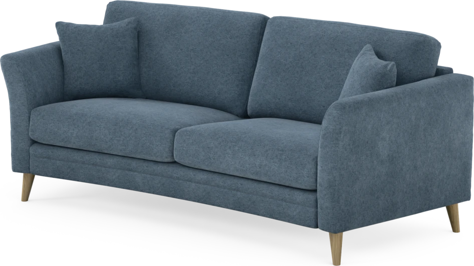 Eden - 2,5-sits soffa svängd - Blå