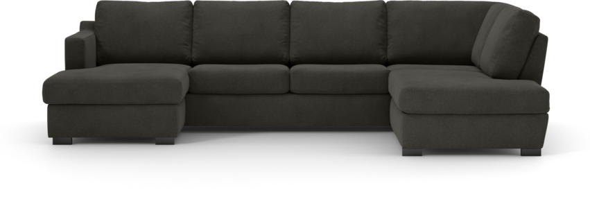 Friday - 3-sits soffa med schäslong vänster och divan höger - Grå