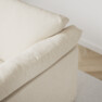 Cherrie - 3-sits soffa med kappa - Vit
