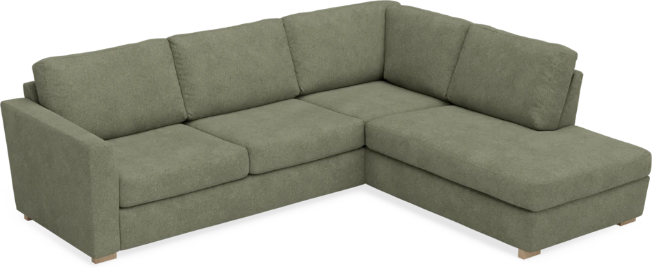 Friday - 2,5-sits soffa med divan höger - Vit