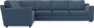 Friday - Hörnsoffa, 2+3-sits - Blå