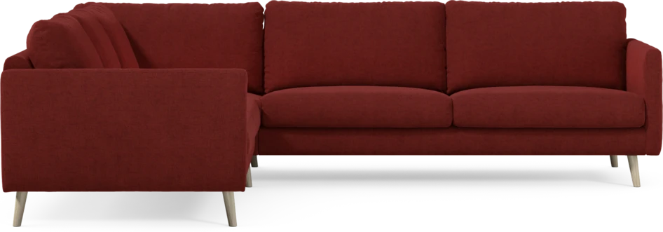 Madison Lux - Hörnsoffa 2+3-sits, hörn 1 - Röd