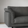 Cherrie - 3-sits soffa, hel dyna, fast klädsel - Grå