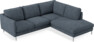 Madison - 2-sits soffa med divan höger - Vit
