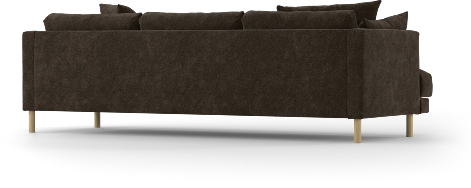 Harper - 4-sits soffa - Brun