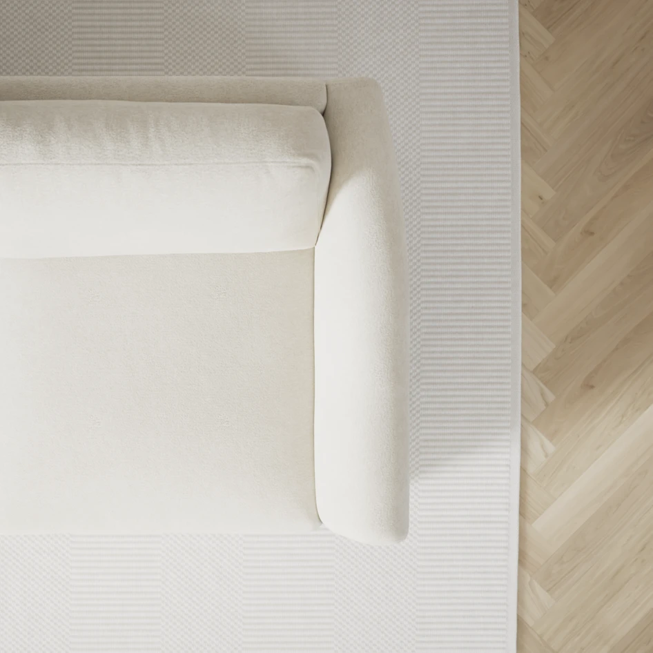 Öland - Bäddsoffa 3-sits, längsbäddad - Vit