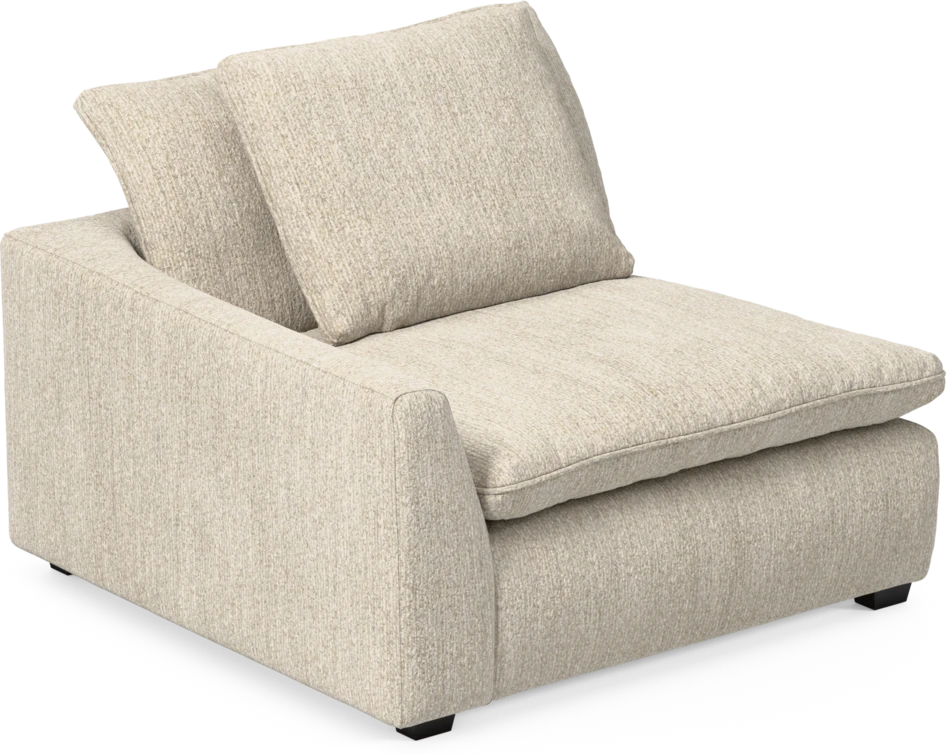 Bellora - 1-sits med armstöd vänster - Beige