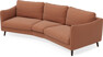Madison - 3-sits soffa svängd, 90 cm - Orange