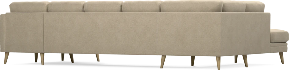 Eden - 3-sits soffa med divan vänster och schäslong höger - Beige