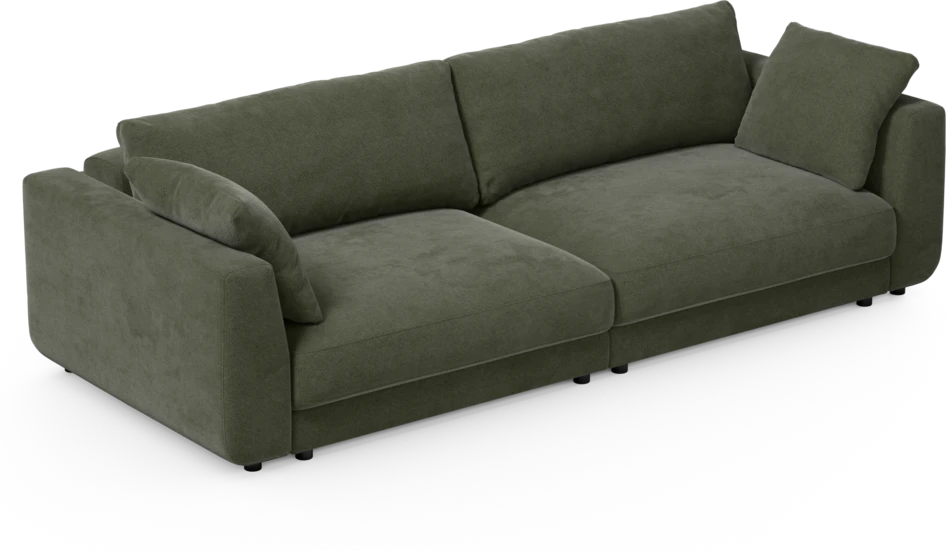 Amie - Bäddsoffa 4-sits - Grön